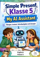 Vorschau - Arbeitsblätter - Simple Present KI Klasse 5 - Deckblatt