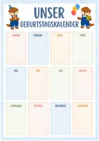 Vorschau - Poster - Otterklasse - Geburtstagskalender - Geburtstagskind-Poster, Geburtstag Grundschule | Classroom Management & Klassenorganisation - Seite 1