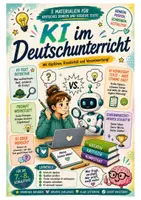 Vorschau - Arbeitsblätter - KI im Deutschunterricht - Deckblatt
