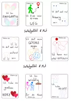 Vorschau - Mal- und Bastelvorlagen - Affirmationskarten Selbstwertgefühl & Mut (S:W/Bunt) - Deckblatt