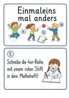 Vorschau - Spiele - Einmaleins mal anders. Übungskarten mit Aktivitäten - Seite 1