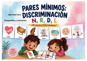 Vista previa - Unidades / Secuencias / Situaciones de Aprendizaje - PARES MÍNIMOS: N, R, D, L - Portada