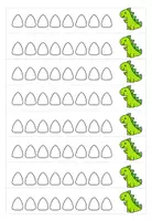 Vorschau - Arbeitsblätter - Buchstabenerarbeitung D – Kreativer Hefteintrag mit Bastelvorlage & Schreibübungen - Buchstabe D wie Dino - Seite 2