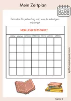 Vorschau - Arbeitsblätter - Leserolle - 13 Vorlagen für die Buchbeschreibung - Seite 3