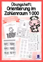 Vorschau - Unterrichtsreihen - Materialpaket: Übungsheft Orientierung im Zahlenraum 1000 und Einmaleins Trainingsheft - Seite 1