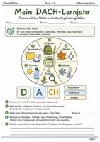 Vorschau - Arbeitsblätter - DACH-Lernjahr Klasse 5–6 Jahresbegleiter - Deckblatt