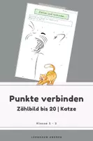 Vorschau - Arbeitsblätter - Punkte verbinden - Zählbild ZR 20 | Katze - Deckblatt