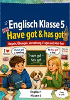 Vorschau - Arbeitsblätter - Have got Has got Klasse 5 - Deckblatt