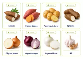 Aperçu - Cartes / Images - Légumes du potager – 64 cartes de vocabulaire illustrées - Page 3
