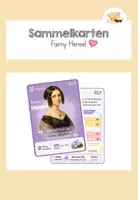 Vorschau - Spiele - Komponisten-Sammelkarte: Fanny Hensel - Deckblatt