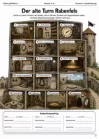 Vorschau - Arbeitsblätter - Vampir im alten Turm – Lesespur Klasse 5–6 - Seite 2