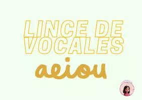 Vista previa - Juegos / Gamificación - LINCE®️ para trabajar las VOCALES - página 1