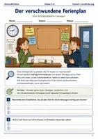 Vorschau - Arbeitsblätter - Lesespuren im Schulalltag – Bundle Klasse 5–6 - Seite 1