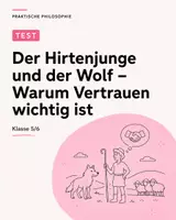 Vorschau - Arbeitsblätter - Praktische Philosophie Test Klasse 5/6: Wahrheit, Lüge & Vertrauen - Deckblatt