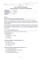 Vorschau - Arbeitsblätter - Praktische Philosophie Test Klasse 7/8: Diogenes, Bedürfnisse & Glück - Seite 1