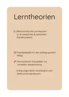 Vorschau - Stundenentwürfe - Lerntheorien - PDF Lernmaterial - Seite 3