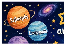 Προεπισκόπηση - Υποστηρικτικό υλικό / Ειδική αγωγή - Διαστημικός Στολισμός Τάξης – «Στόχευσε Ψηλά» - Σελίδα 1