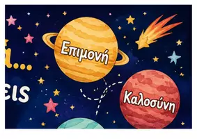 Προεπισκόπηση - Υποστηρικτικό υλικό / Ειδική αγωγή - Διαστημικός Στολισμός Τάξης – «Στόχευσε Ψηλά» - Σελίδα 3
