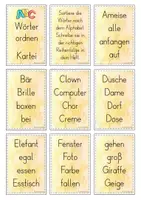 Vorschau - Aufgabenkarten - ABC Alphabet Kartei - Seite 2