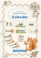 Vorschau - Poster - Eichhörnchenklasse | Kalender Tafelmaterial - Deckblatt