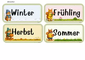 Vorschau - Poster - Eichhörnchenklasse | Kalender Tafelmaterial - Seite 2