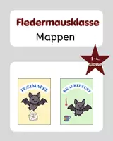Vorschau - Poster - Fledermausklasse Mappen Krankenpostmappe Postmappe Grundschule - Deckblatt
