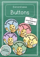Vorschau - Anderer Materialtyp - Bienenklasse - Buttons - Deckblatt