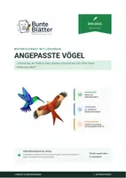 Vorschau - Stundenentwürfe - Biologie: angepasste Vögel - Klasse 5/6 - Deckblatt