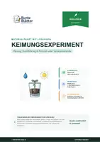 Vorschau - Stundenentwürfe - Bunte Blätter - Keimungsexperiment - Klasse 5/6 - Deckblatt