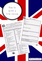 Vorschau - Arbeitsblätter - How to write a film review - Deckblatt