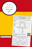 Vorschau - Arbeitsblätter - Verbos reflexivos: Expresar rutinas del día - Deckblatt