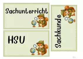 Vorschau - Poster - Materialpaket Eichhörnchenklasse Starterset | Klassenzimmergestaltung - Seite 3