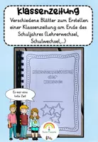 Vorschau - Arbeitsblätter - Klassenzeitung - Deckblatt