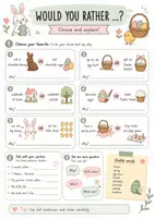 Vorschau - Arbeitsblätter - Speaking & Communication: Easter – 12 Partner-Interviews & Speaking Worksheets rund um Ostern & Frühlingsfeste / Englisch Klasse 5-7 - Seite 2