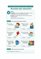 Vorschau - Stundenentwürfe - Sachunterricht 1/2: Bedürfnisse und Wünsche - Seite 2