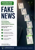 Vorschau - Arbeitsblätter - Fake News Bundle Guide Englisch Oberstufe - Deckblatt