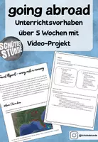 Vorschau - Unterrichtsreihen - going abroad / summer camps - Unterrichtsvorhaben Distanzlernen - Deckblatt