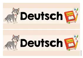 Vorschau - Präsentationen/Tafelbilder - Wolfklasse - Tagestransparenz (Klassentier) - Seite 2