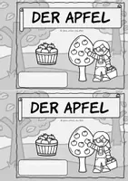 Vorschau - Arbeitsblätter - Apfel Leseheft | Klasse 1 & 2 | Leseförderung - Seite 2
