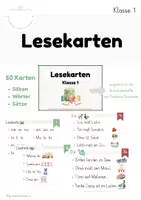 Vorschau - Aufgabenkarten - Lesekarten für den Anfangsunterricht (angelehnt an Einsterns Schwester) - Seite 2
