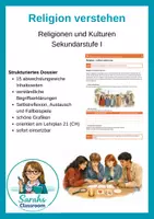 Vorschau - Unterrichtsreihen - Religion verstehen - Spuren, Symbole und grosse Fragen - Deckblatt