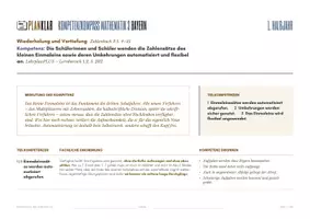 Vorschau - Lehrwerke/Schulbücher - KOMPETENZEN Mathe I Stoffverteilung I KLASSE 3 I Das Zahlenbuch I Bayern I LehrplanPLUS - Seite 3