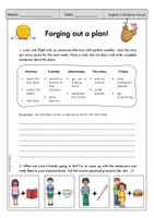 Vorschau - Arbeitsblätter - Going-to-Future - Übungen (Exercises) + Merkblatt - Seite 3