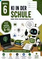 Vorschau - Stundenentwürfe - Künstliche Intelligenz in der Schule Modul 6 Jg. 6-10 - Deckblatt