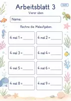Vorschau - Arbeitsblätter - Malaufgaben Klasse 2 | Mathematik Klasse 2 | 7 Arbeitsblätter als PDF - Seite 3