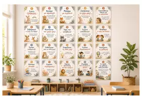 Προεπισκόπηση - Flashcards - Σετ 20 Αφισών Ενθάρρυνσης για την Τάξη | Εκτυπώσιμο Υλικό Α4 - Σελίδα 1