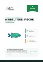 Vorschau - Stundenentwürfe - Biologie: Wirbeltiere - Fische - Klasse 5/6 - Deckblatt