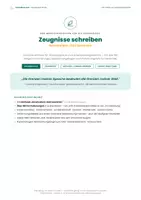 Vorschau - Stundenentwürfe - Zeugnisformulierungen Grundschule: Beschreiben statt bewerten | 180+ Sätze & Beobachtungsbogen - Deckblatt