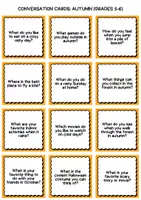 Vorschau - Spiele - Conversation Cards Autumn / Fall – 36 einfache Sprechanlässe (Klasse 5/6) - Seite 2