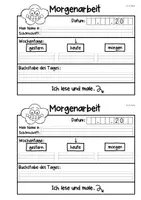 Vorschau - Arbeitsblätter - Morgenarbeit Klasse 1 und 2 - Seite 3